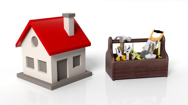 房子模型与工具包素材图片