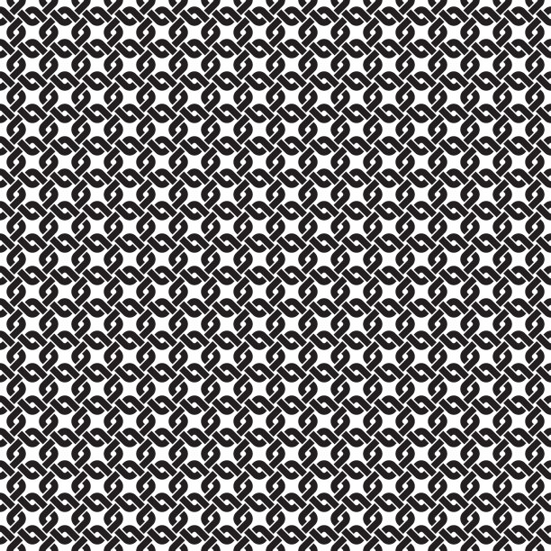 无缝圆方形交叉图案图片下载