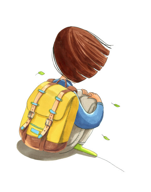 青春插画素材ID：314116056