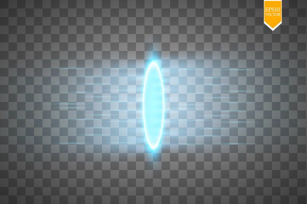 神奇的幻想门户。未来传送。光的效果。蓝色蜡烛的光线与火花在一个透明的背景夜景。空旷的灯光效果的讲台。迪斯科俱乐部舞池图片下载