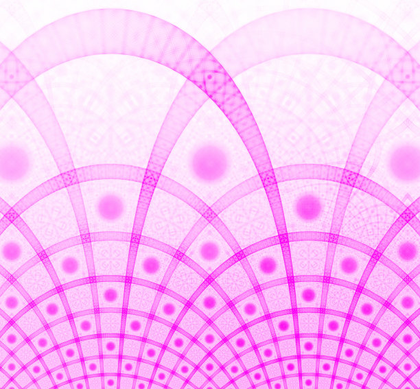 美丽的分形图形插图图片下载