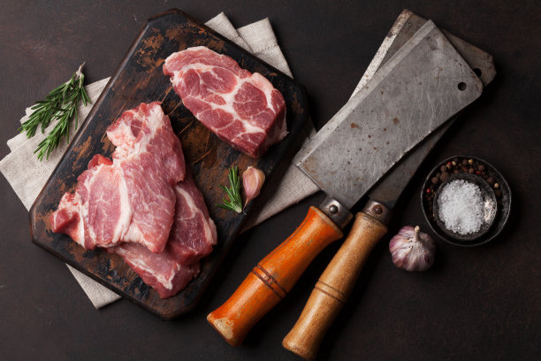 生猪肉烹调图片下载