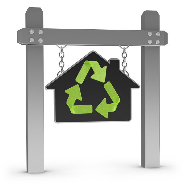 信息标志——生态住宅图片下载