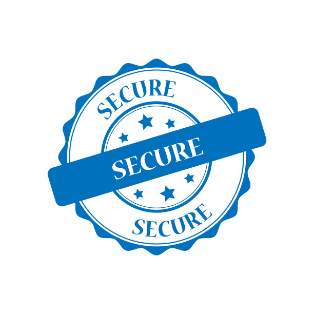 安全的邮票插图图片下载