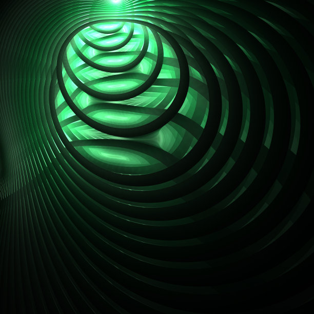 在背景上抽象明亮的波浪线。图片下载