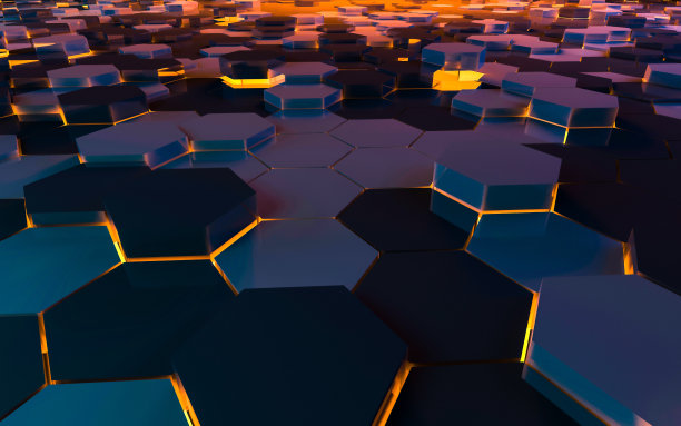 摘要未来六边形图片下载