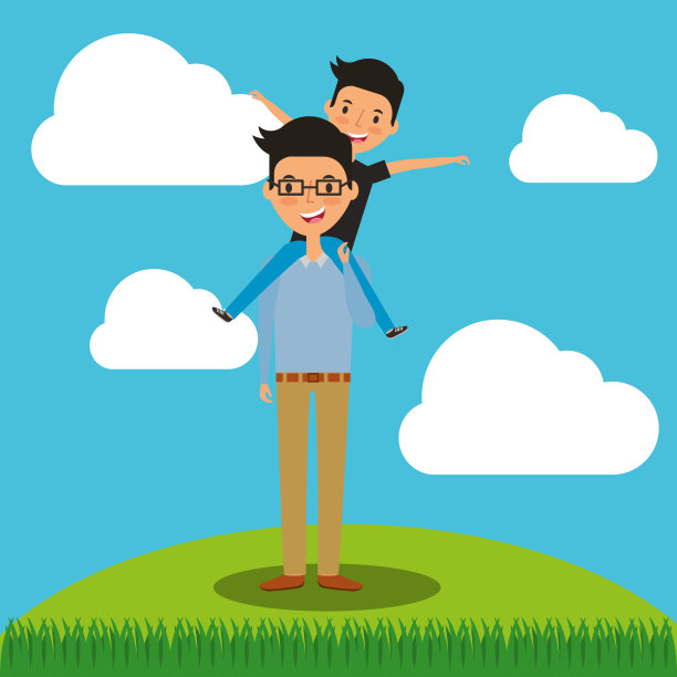 快乐的父亲节图片下载