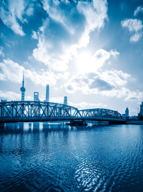 中国,上海,外滩的天际线图片下载