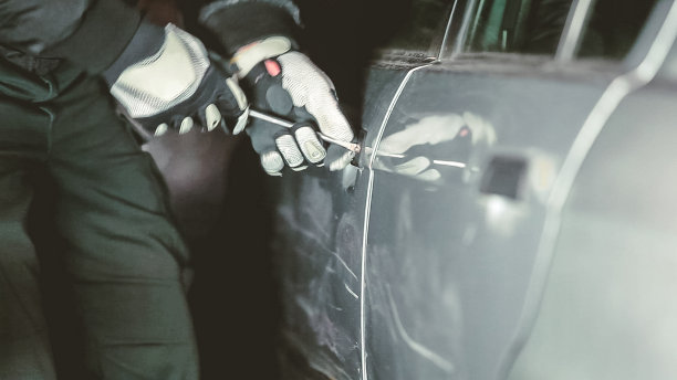 用螺丝刀偷车图片下载