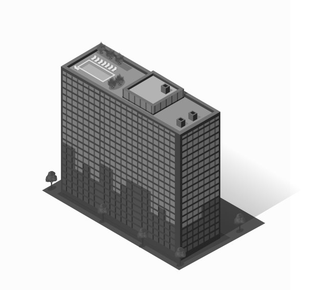 摩天大楼和房屋建筑的标志图片下载