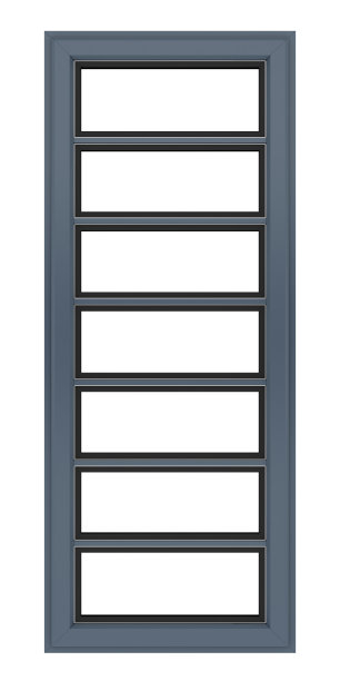 金属窗隔离在白色背景图片下载