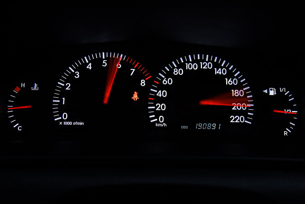 仪表板汽车速度表图片下载