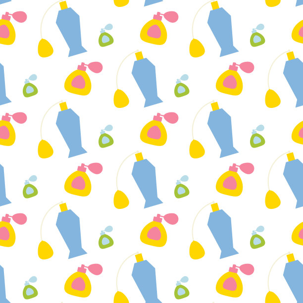 香水瓶子的模式图片下载