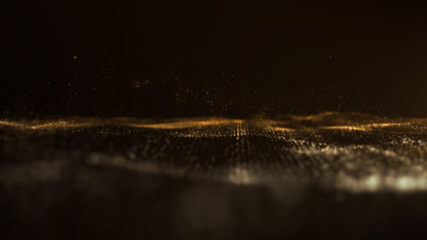 数字抽象黄金闪光粒子图片下载