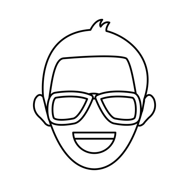 人的面部性格，人的轮廓形象图片下载