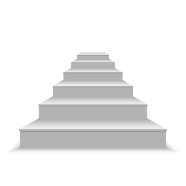 白色的楼梯图片下载