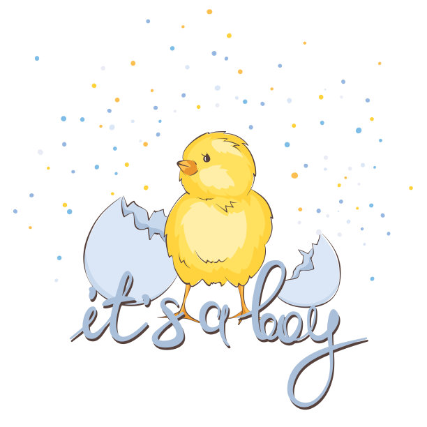 新生婴儿卡片，是个男孩图片下载