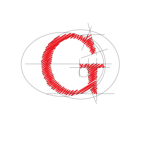 向量符号设计字母G图片下载