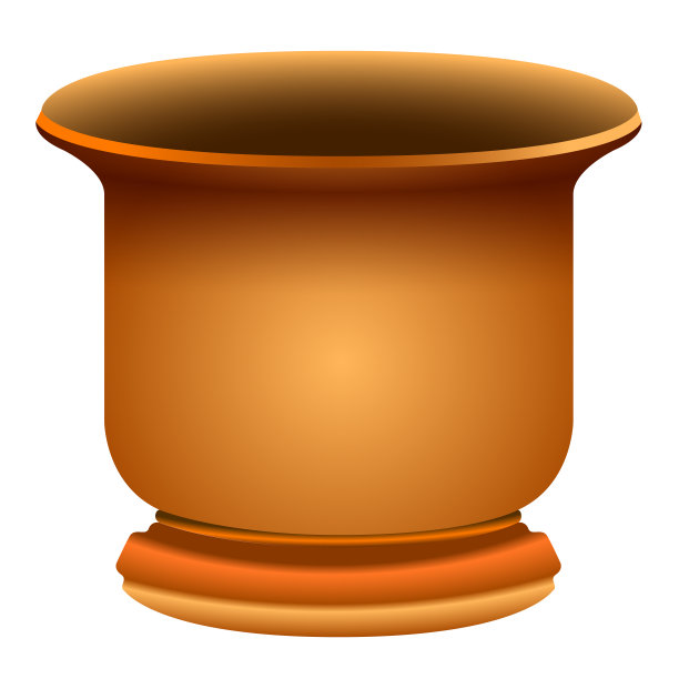 孤立空花盆图片下载