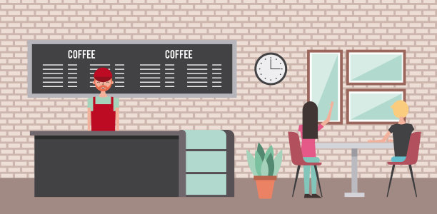 人咖啡馆图片下载