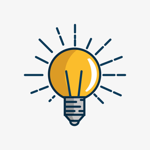 手工绘制的灯泡图片下载