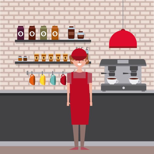 人咖啡馆图片下载