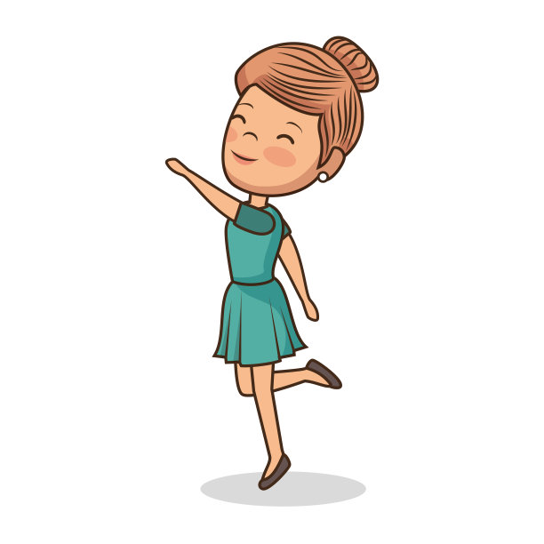 美丽的女性角色图标图片下载