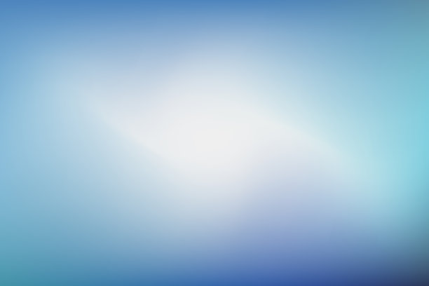 蓝色模糊渐变风格矢量背景（抽象光滑彩色插画、社交媒体壁纸）素材图片