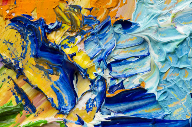 油画颜料宏图片下载