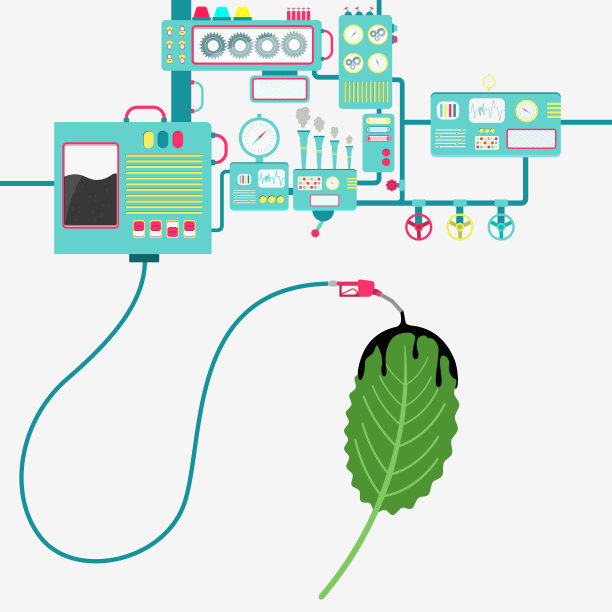 叶子上抹油图片下载