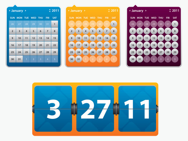 日历为web用户推论图片下载