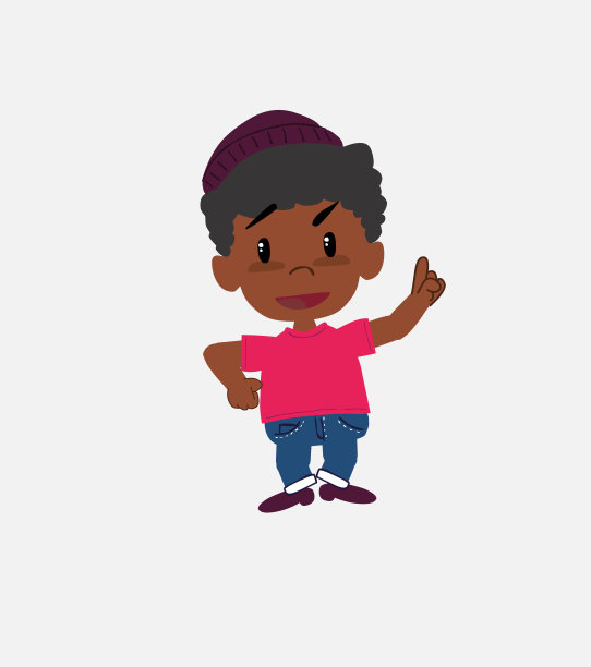 穿着牛仔裤躺着的黑人男孩，用梦幻般的表情迎接。图片下载