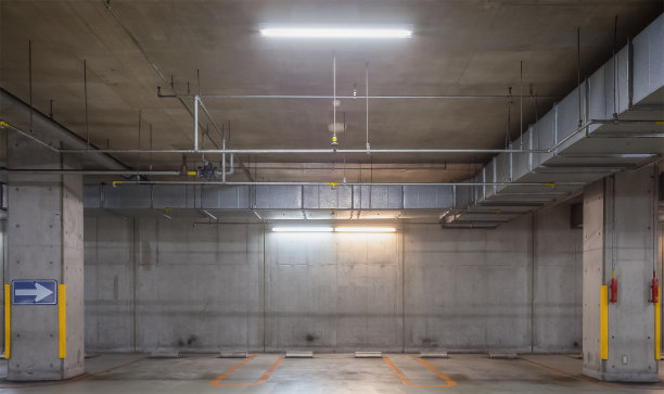 地下车库室内素材图片