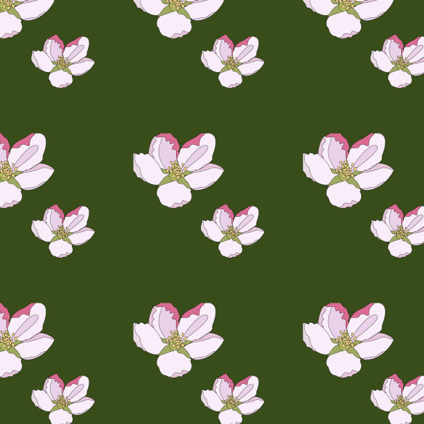 樱花矢量图素材ID：314316960