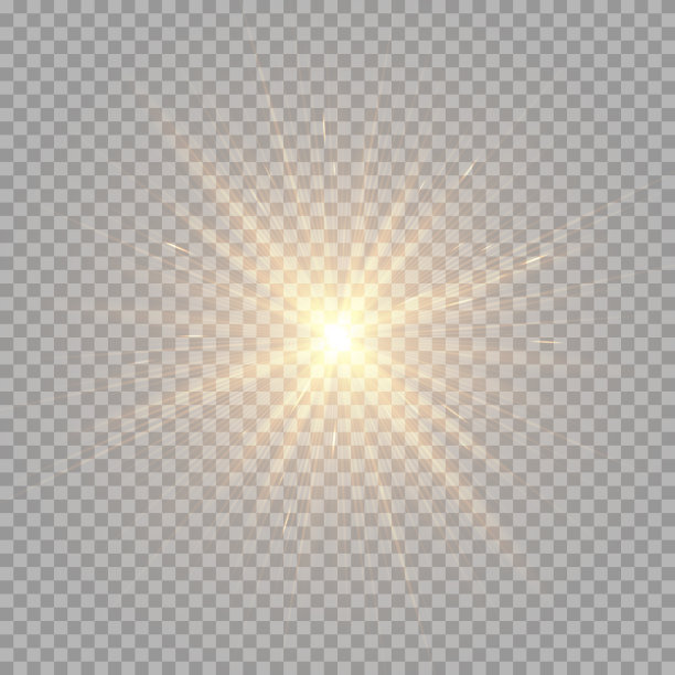 灿烂的金色的光芒图片下载
