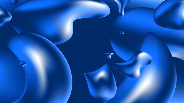 背景的液体。背景彩色抽象全息3D渐变web，包装，海报，广告牌，封面，壁纸，演示。流动的液体，流动的水。抽象的插图。图片下载