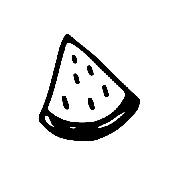手绘西瓜矢量插图图片下载