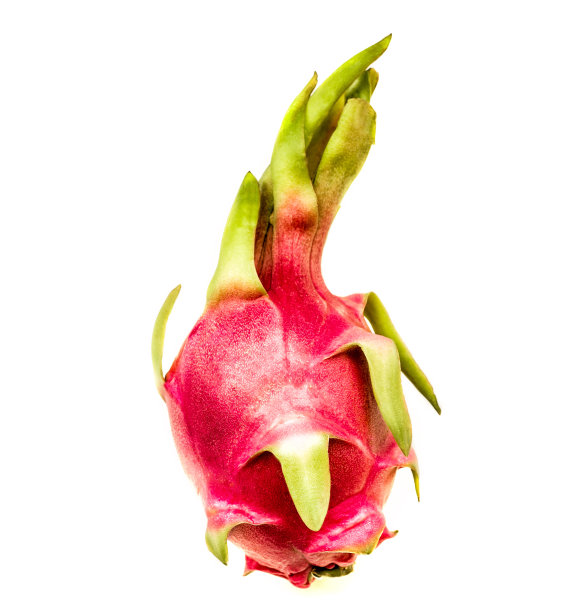 孤立的火龙果。火龙果孤立在白色背景上图片下载
