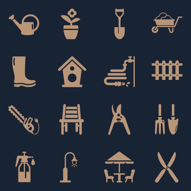 园艺符号颜色图片下载