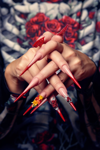 时尚的长指甲图片下载