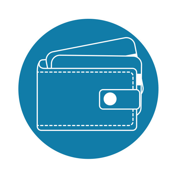 钱包金钱孤立图标图片下载