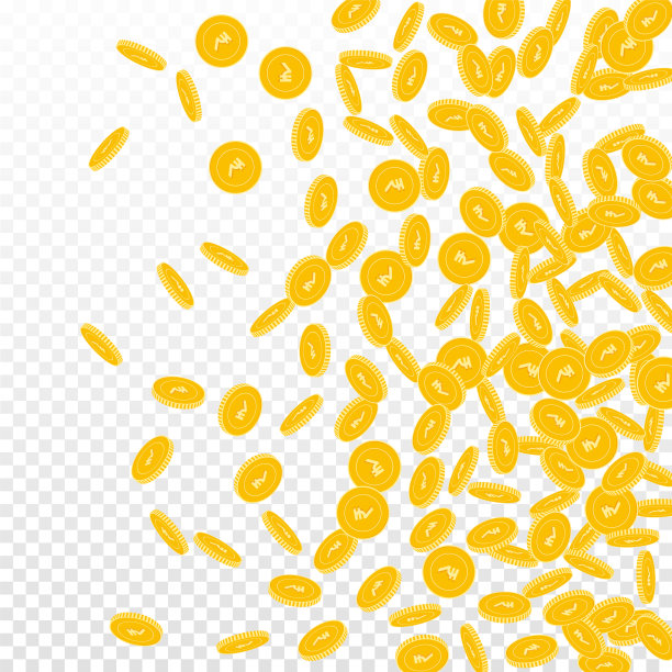 印度卢比硬币下落。图片下载