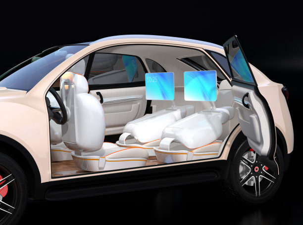 电动自动驾驶SUV车内设计图片下载