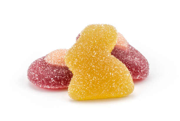 复活节果冻孤立在白色背景图片下载