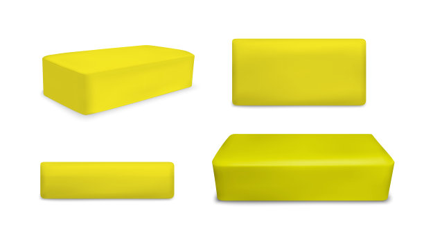 黄色的向量肥皂图片下载