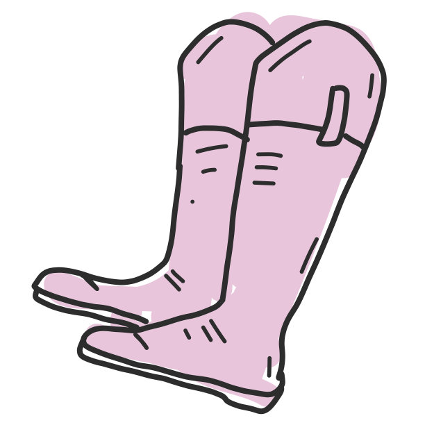 图标画的一双马靴图片下载