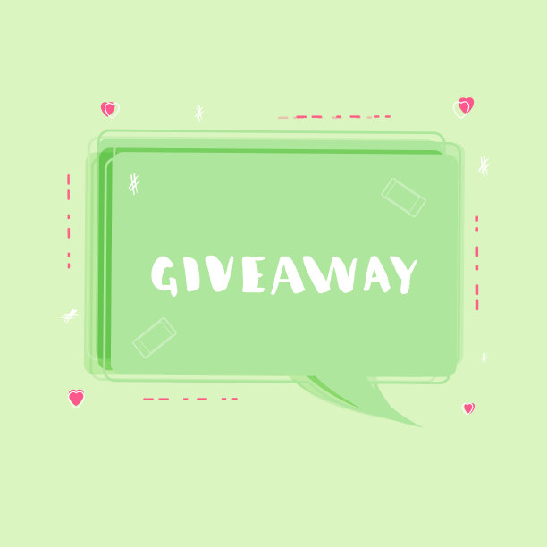 赠品几何旗帜。矢量插图。图片下载