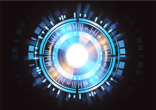 未来电子电路技术背景图片下载