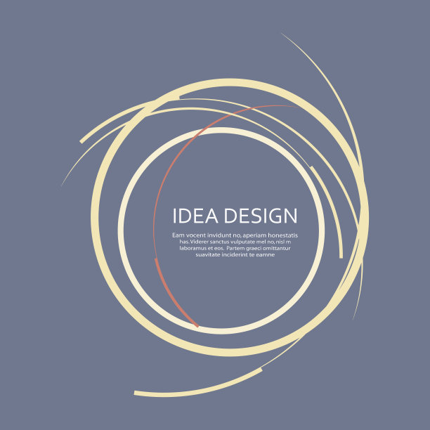 矢量插图与抽象的圆图片下载