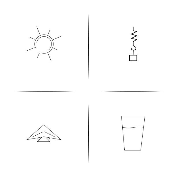 运动健身和娱乐简单的线性图标设置。简单的轮廓图标图片下载